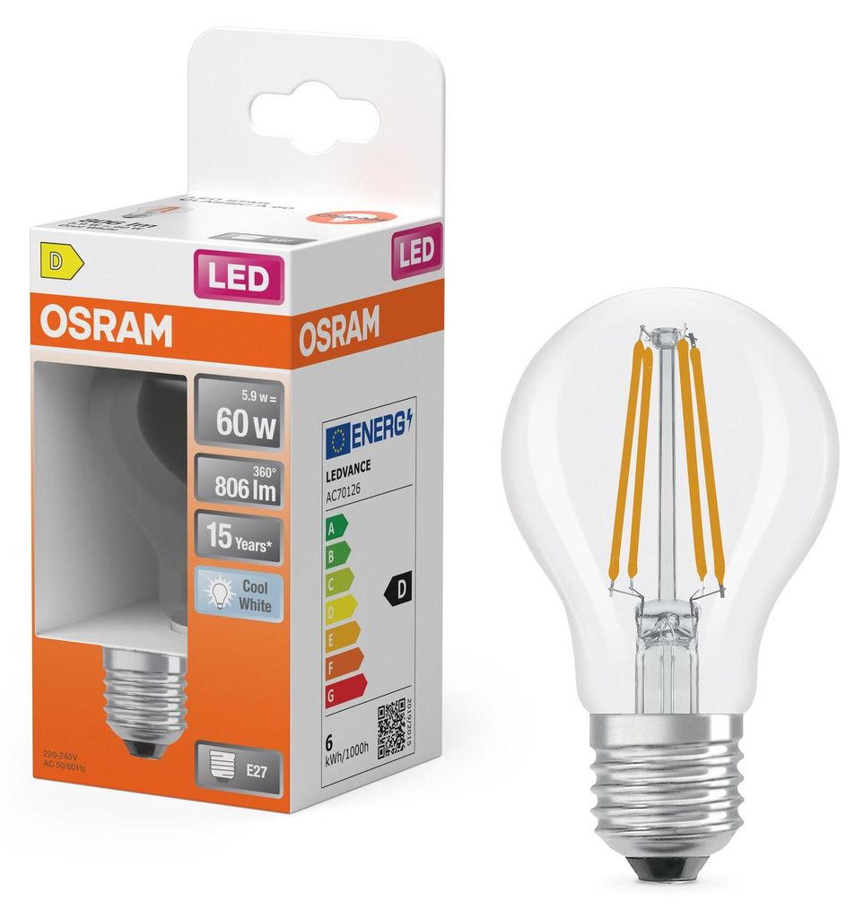 OSRAM 4099854467998 LED žárovky, klasický tvar žárovky 5,9 Obrázek produktu 
