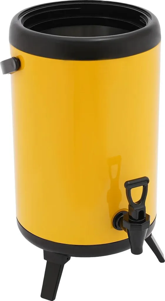 Distributeur de jus et café 10L isotherme jaune pour service de table