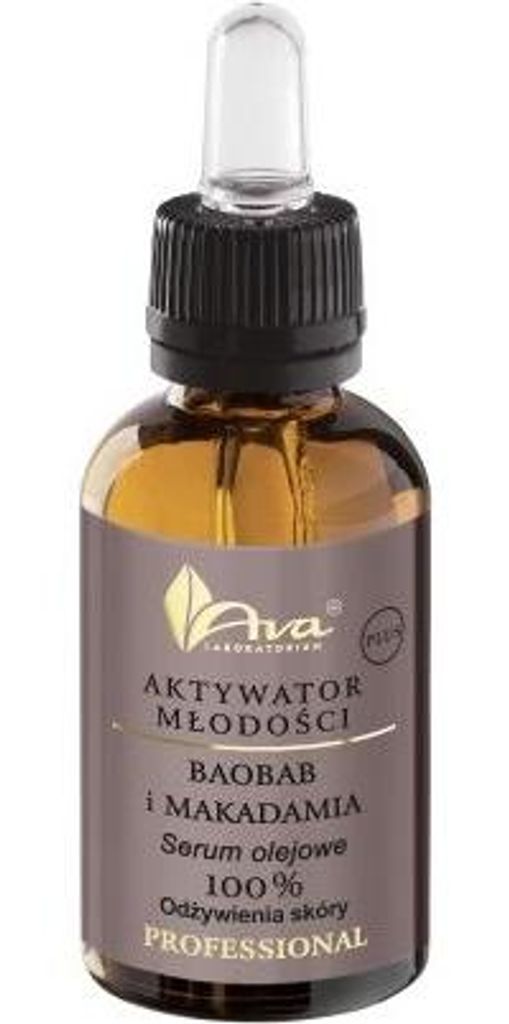 Ava Laboratory Youth Activator PLUS Baobab und Macadamiaöl Serum, 30ml