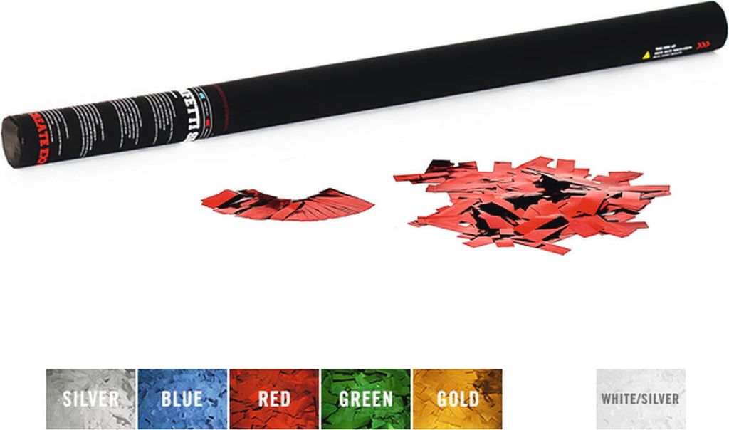 TCM FX Konfetti-Shooter 80cm, rot metallic