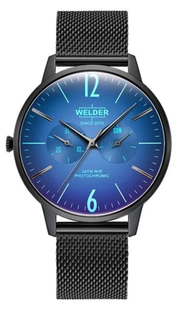 Montre-bracelet Homme Schweisser Wrs401 avec Bracelet en Cuir Véritable