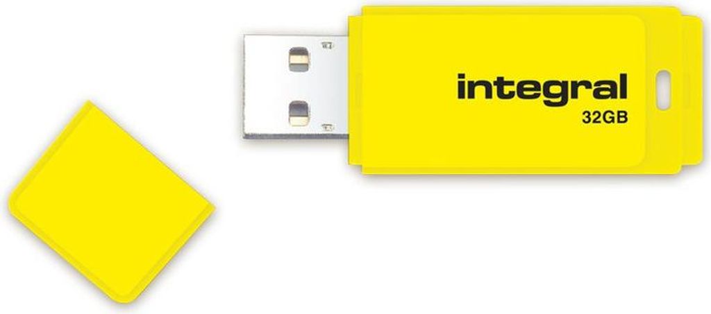 Integral USB Stick Neon 32GB gb (gelb)