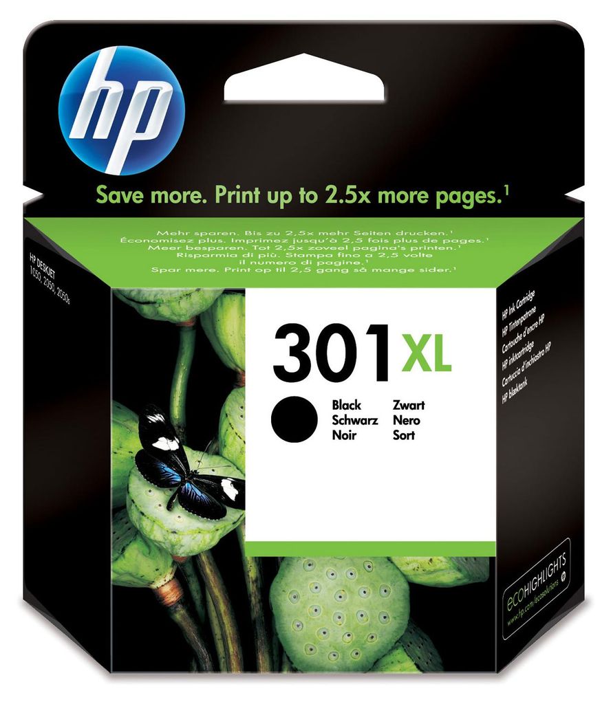Cartouche d'impression noire HP Nr 301 XL (CH563EE) Image du produit 