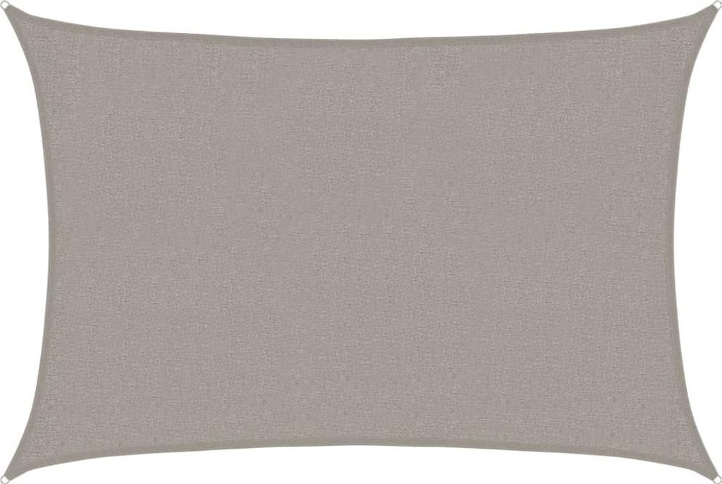 vidaXL Sonnensegel 160 g/m² Rechteckig Hellgrau 2x2,5 m Produktbild 