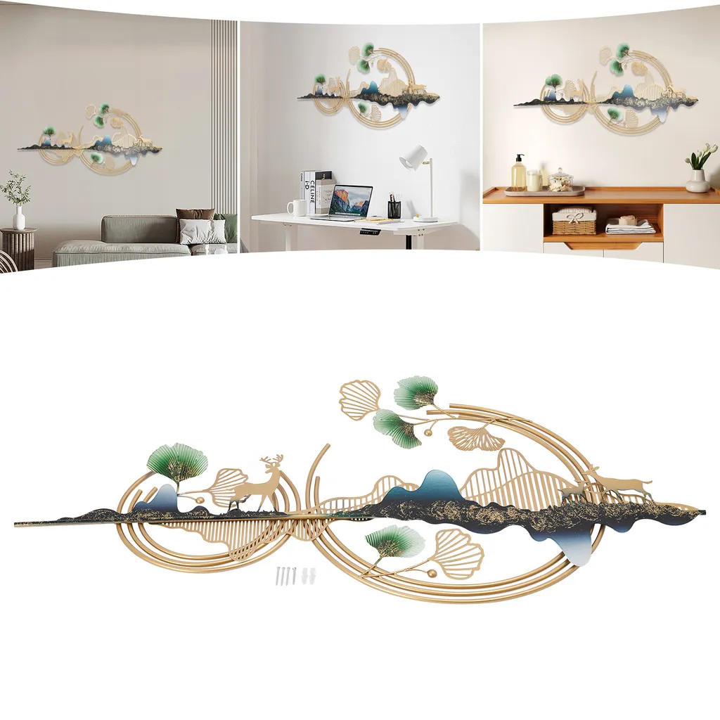 Décoration murale créative 3D en fer - Solution pour murs vides design - 8