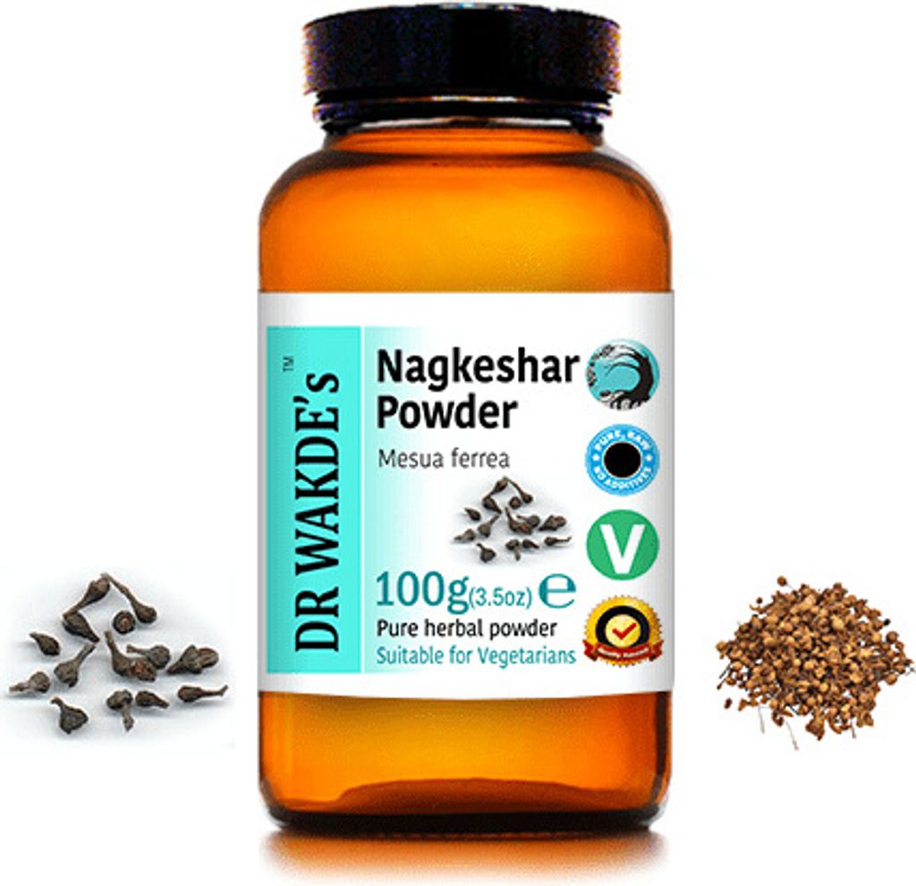 DR WAKDE'S Nagkeshara Pulver (Mesua ferrea) - 100 g (3,5 Unzen) | Rein, Raw & Getrocknetes Pulver | Ayurveda-Kräuter | Vegan | Nichts hinzugefügt...