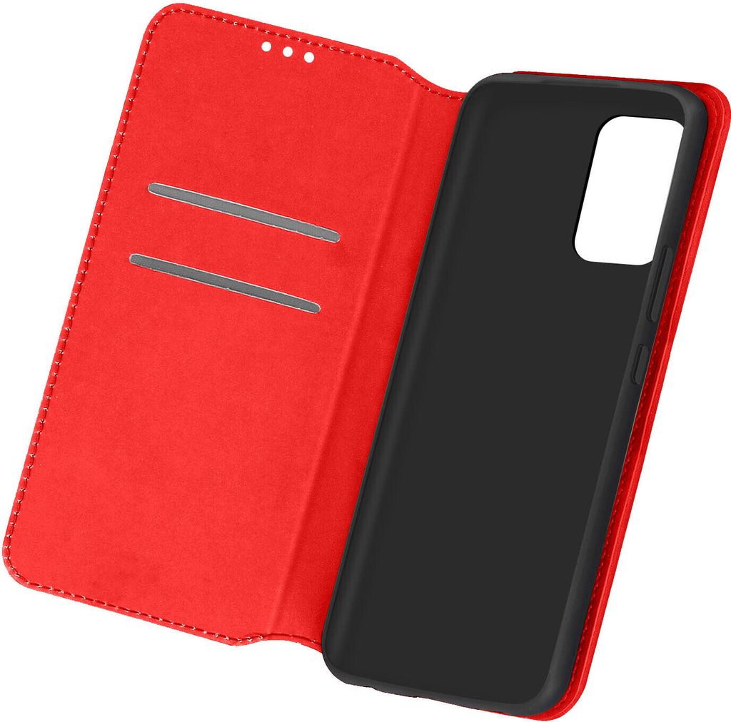 Kunstleder Cover Classic Edition, Klappetui für Samsung Galaxy A53 5G – Rot