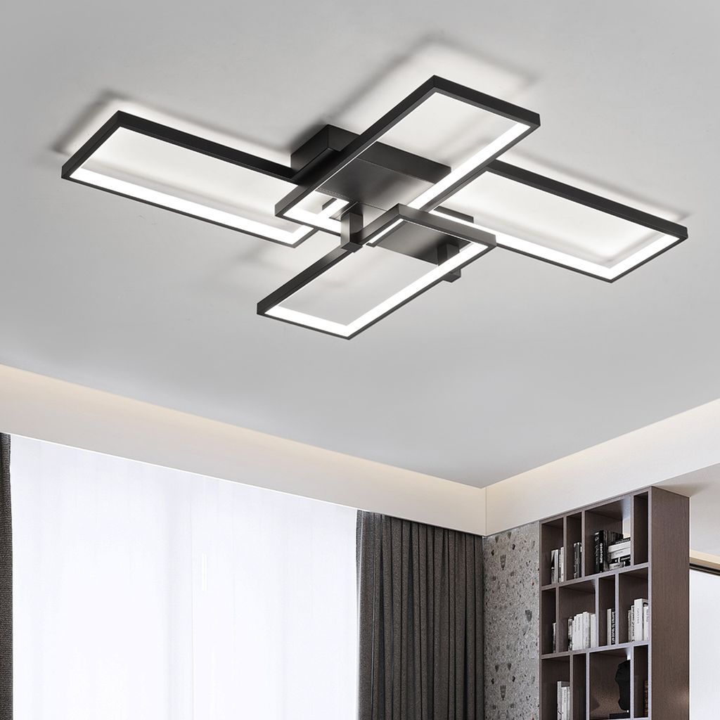 LED Deckenleuchte Wohnzimmer Deckenlampe 74W Dimmbar Produktbild 