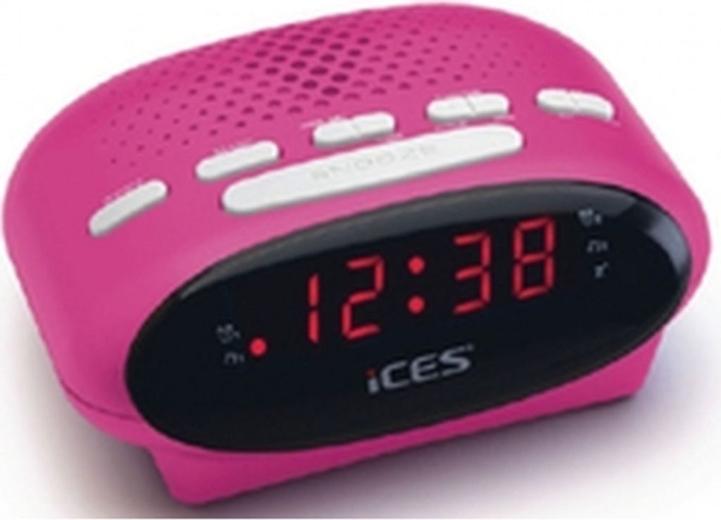 LENCO ICR-210 FM-Uhrenradio & Radiowecker. pink Produktbild 