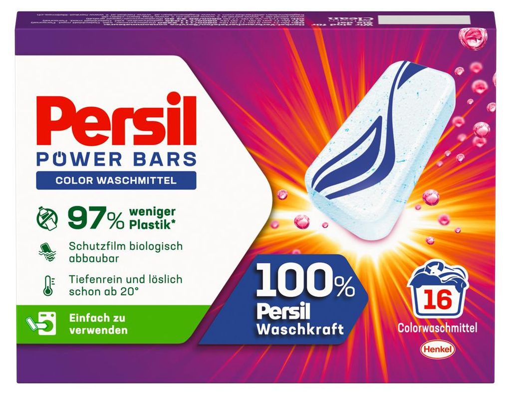 Persil Power Bars Waschmittelkapseln, farbschonend, 472 g, Produktbild 