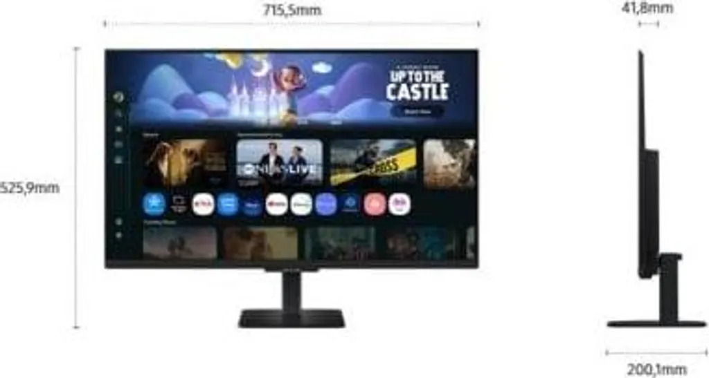 Moniteur LED Full HD Samsung 32" 4ms avec Fonctions Connectées Noir - 5