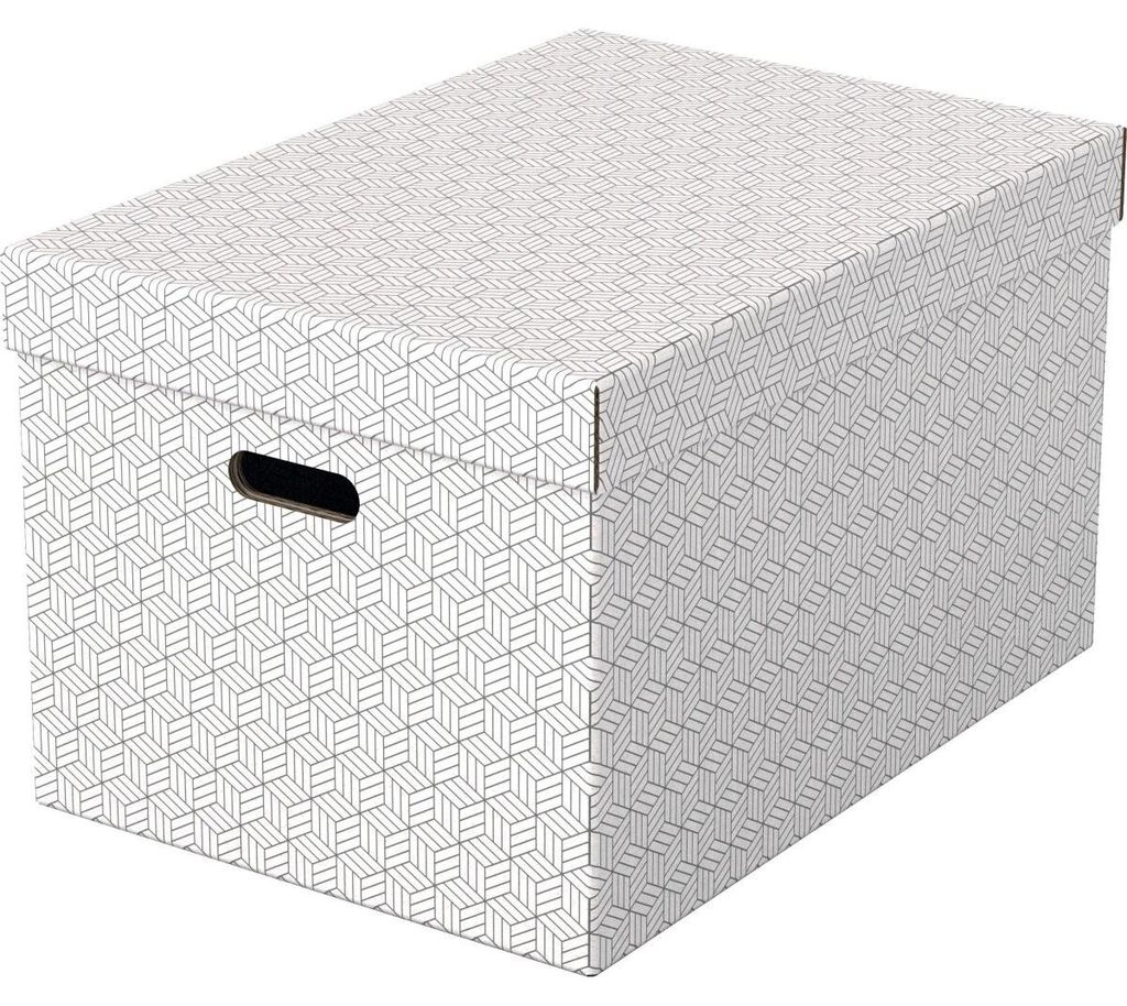 Esselte 628286 Dateiablagebox Karton Weiß Produktbild 