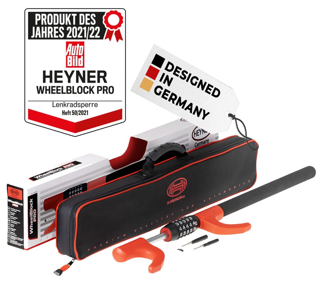 HEYNER® Antivol de direction avec serrure à combinaison Image du produit 