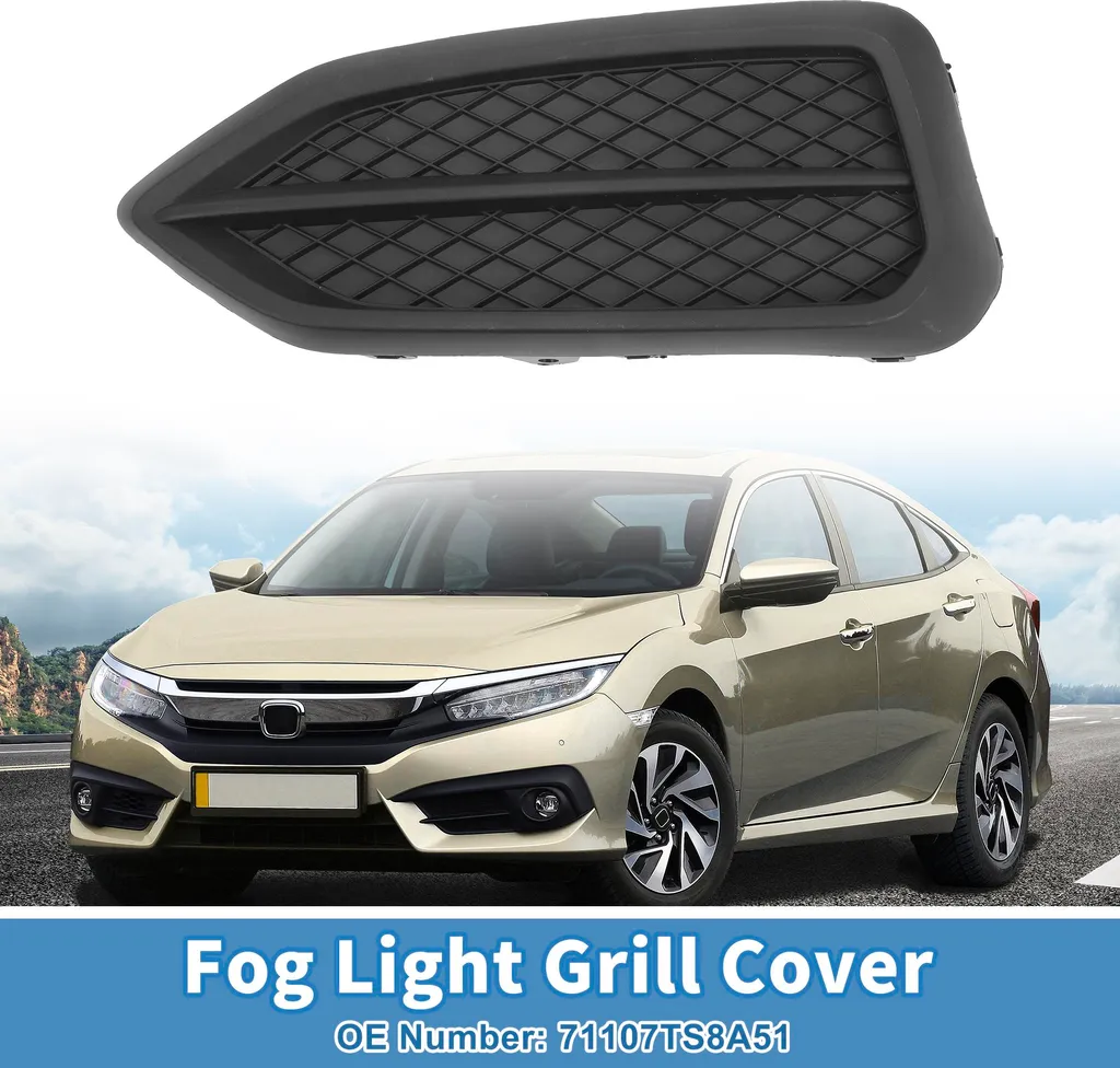 Réparer Grille Antibrouillard Cassée Honda Civic 2014-2015 Avant Gauche
