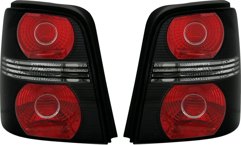 Feux arrière Cross Noir pour VW Touran 1T 2003-2010 - Look Tuning Sport