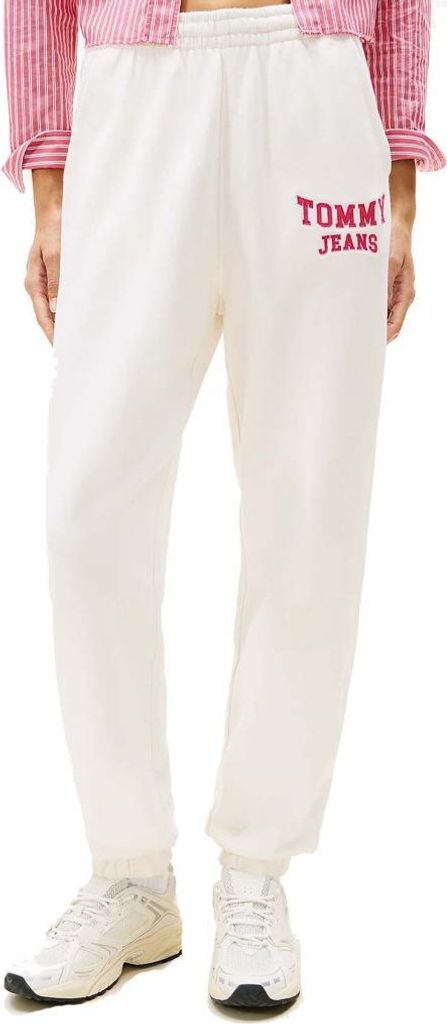 TOMMY JEANS TJW VARSITY SWEATPANT EX Weiß
