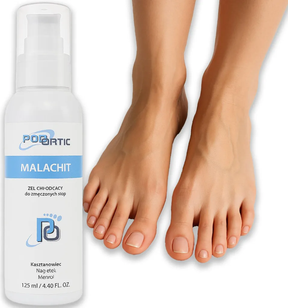 Gel pieds fatigués MALACHIT rafraîchissant et régénérant en tube 150ml