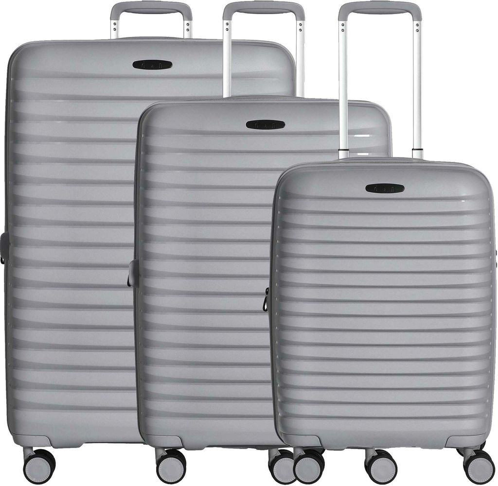 d&n Travel Line 4500 4 Rollen Kofferset 3-teilig mit Dehnfalte