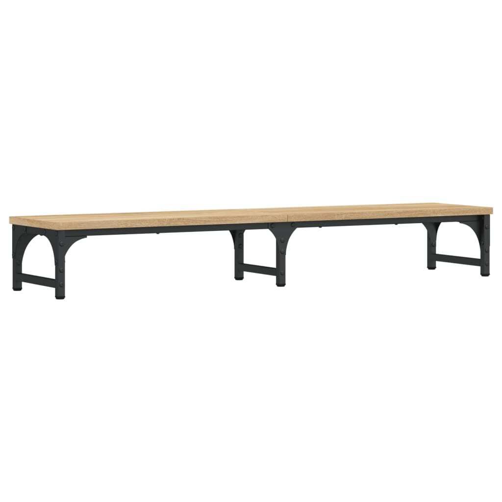 vidaXL Supporto per monitor in rovere Sonoma 105x23x15,5 cm Immagine del prodotto 