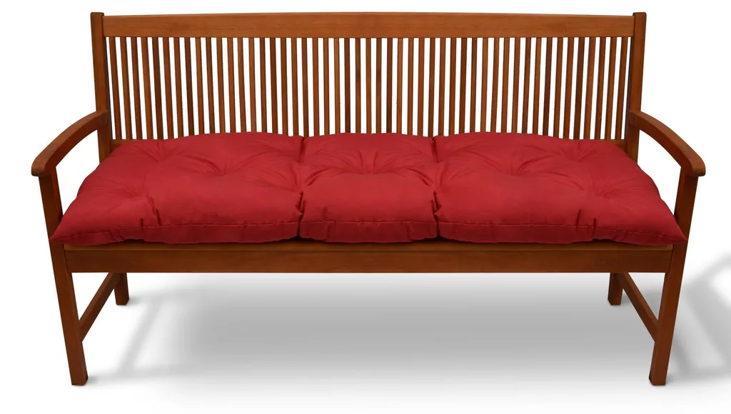 Coussin de banc 100x50 cm épais 10 cm rouge Flair BK ultra confortable