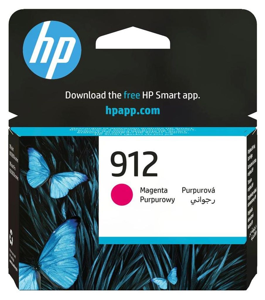 HP 912 Magenta Original Druckerpatrone, Standardertrag, Produktbild 