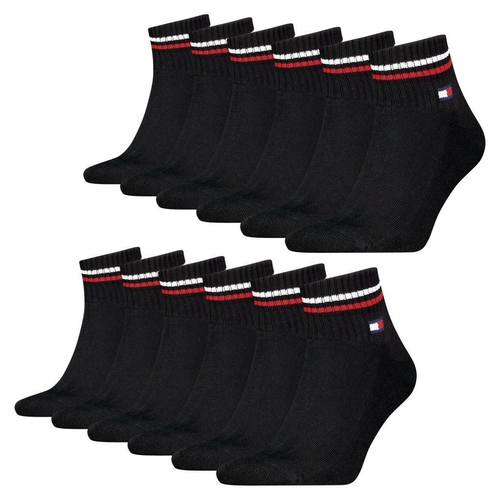 6 Paar Tommy Jeans Herren Quarter Iconic Socken Produktbild 
