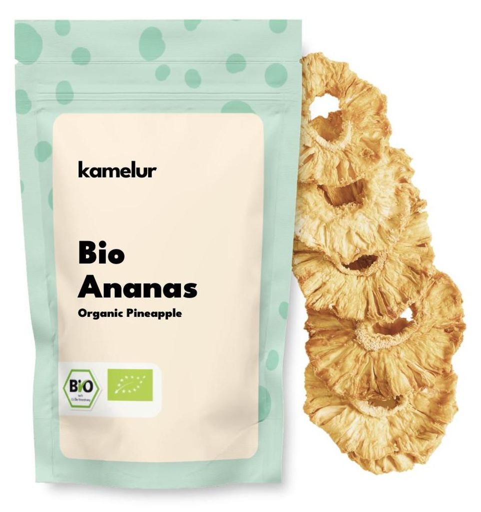 Kamelur® Bio Ananas ganze Ringe 1 kg Produktbild 