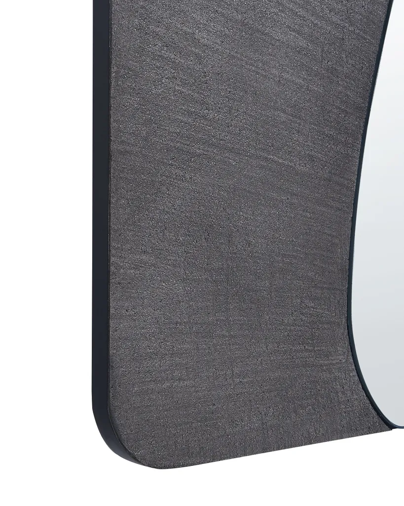 Miroir Mural Finition Gris Ormes 110 cm - Cadre Robuste et Style Moderne - 5
