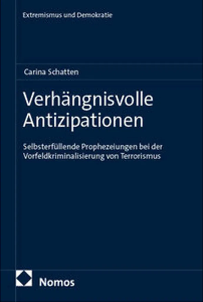 Thriller Verhängnisvolle Antizipationen - Intrigue et Mystère Allemand