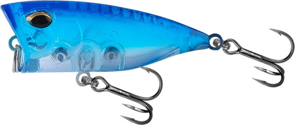 4 cm/3 g Topwater-Angelköder mit Doppelhaken, weit werfend, realistisch, schwimmend, bionischer Kunstköder, Süßwasser-/Salzwasser-Angelzubehör