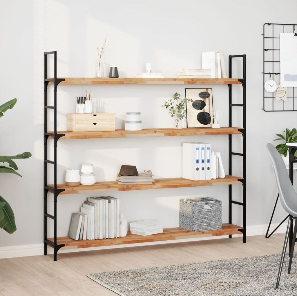 "im Sonderangebot"Schweberegale 3er set - modernes Design - Hängeregal/Küchenregal - 120x20x4cm Massivholz Akazie Ölbehandelt NEU892741 - Wandre...