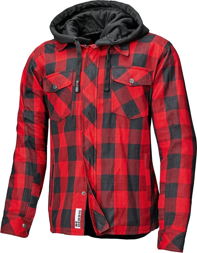 Held Lumberjack II Motorrad Textiljacke, schwarz/rot, XL Produktbild 