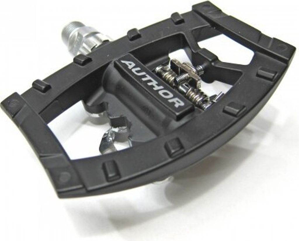 Author A-Sport 35 1-seitige Klickpedale, schwarz/silber Produktbild 
