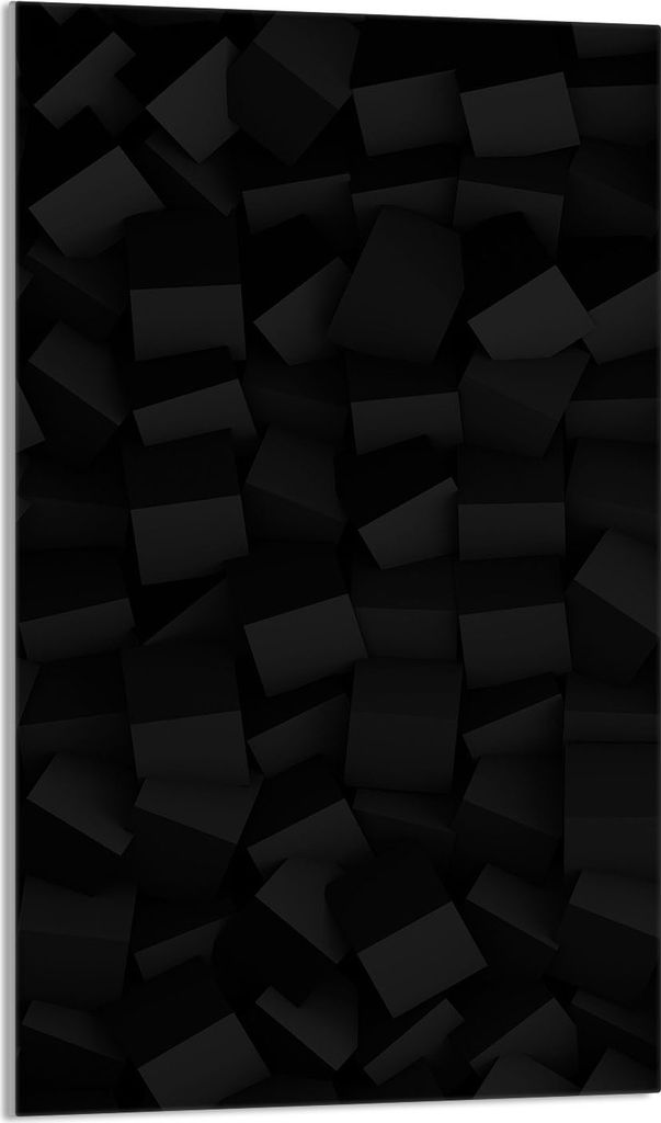 Glasschneidebrett 30x52 Schwarz