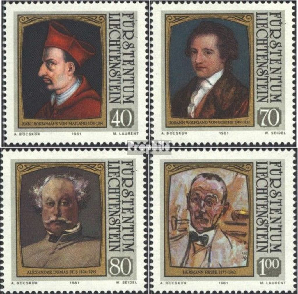 Briefmarken Liechtenstein 1981 Mi 784-787 (kompl.Ausg.) postfrisch Gemälde