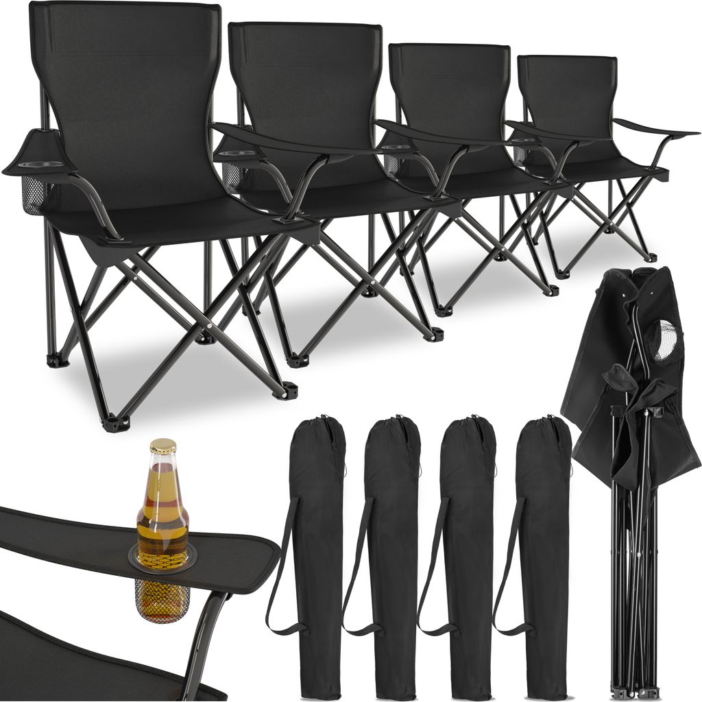 tectake® Set Campingstuhl Gil 80 x 48 x 84,5 cm Produktbild 