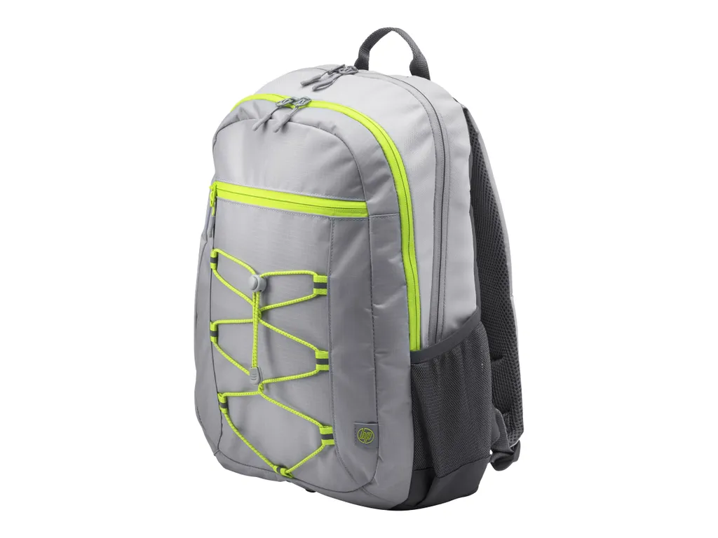 HP Active Sac à Dos Gris et Jaune Néon pour Ordinateur Portable 15.6