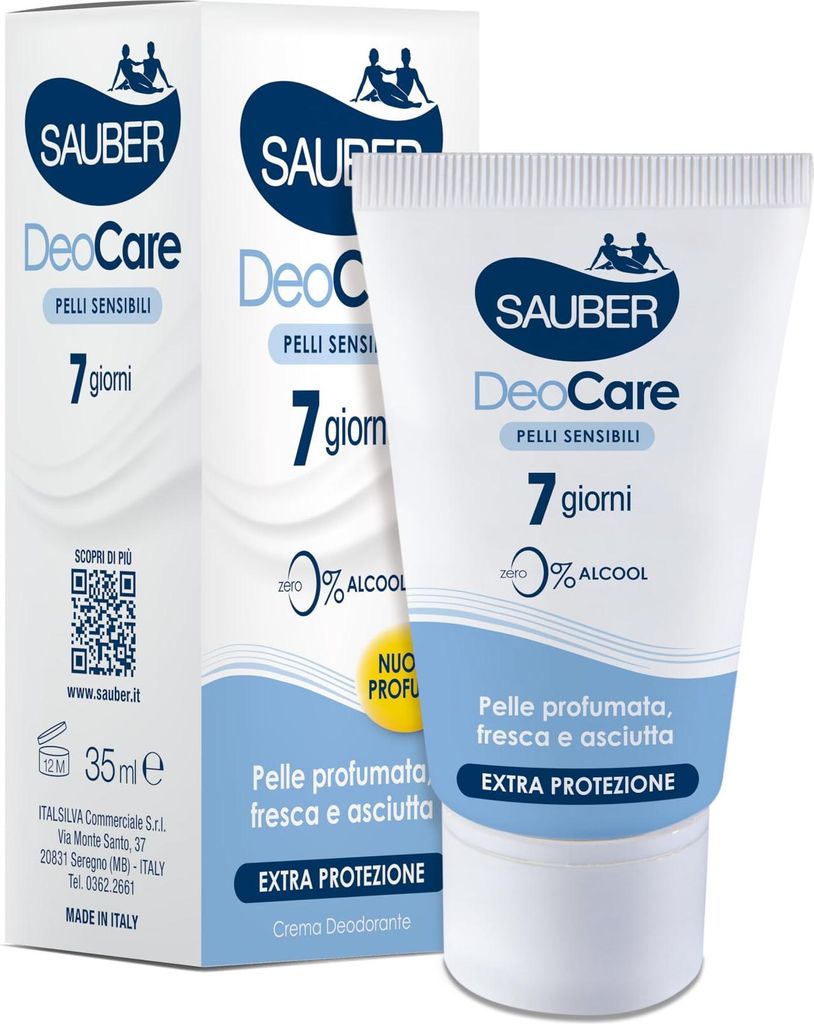 Sauber Deocare Deodorant Crème 35ml