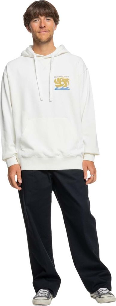 Quiksilver Hoodie EQYFT04972-WDW0 in White color size x-large