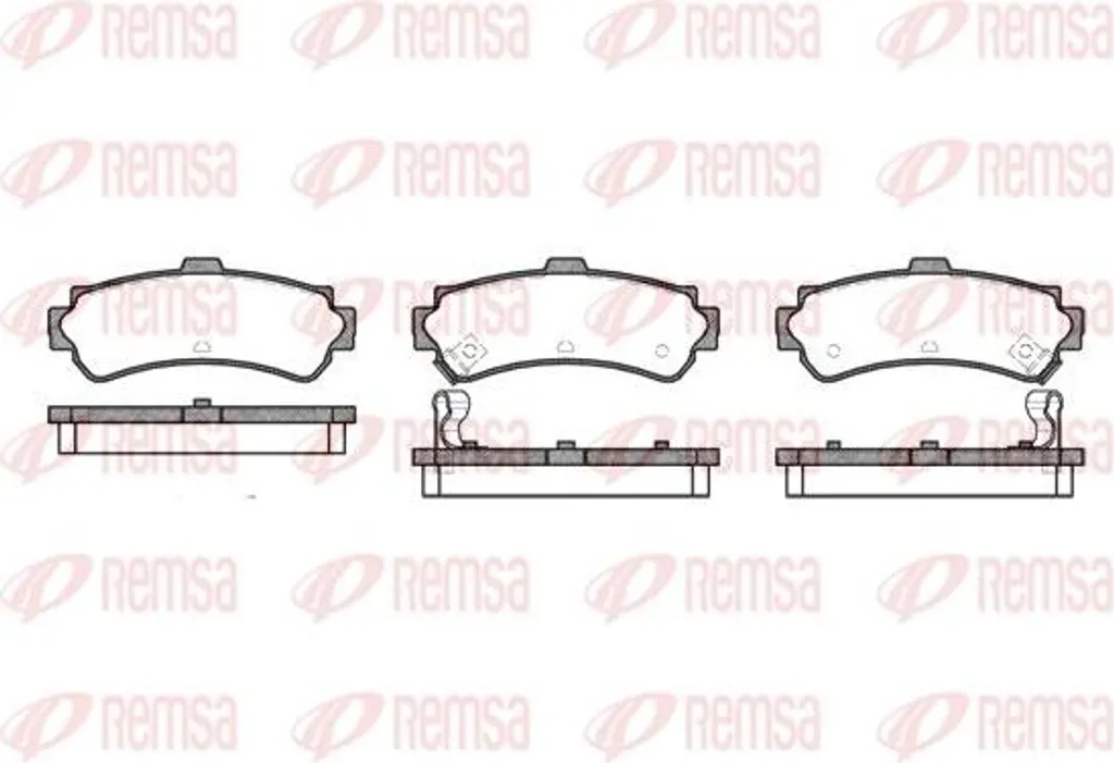 Plaquettes de frein pour Nissan 200 SX et Almera - Sécurité REMSA
