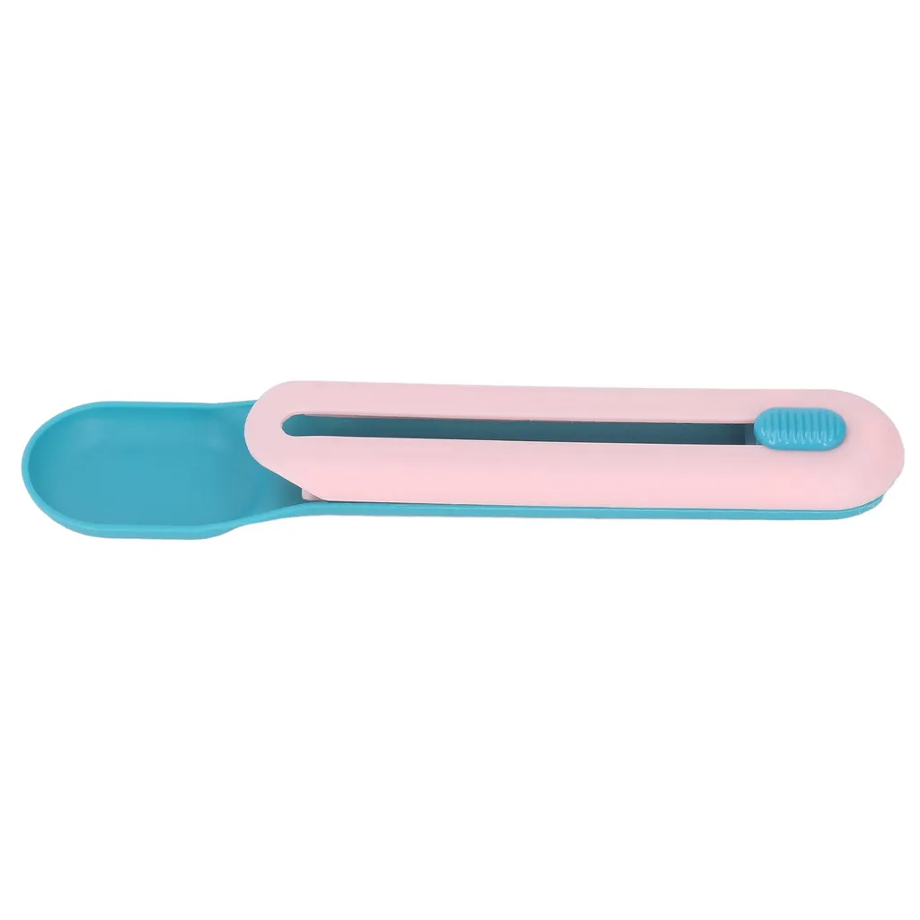 Cucchiaio per Puree Gatti - Gadget Squeeze Anti-Macchia Blu e Rosa - 5