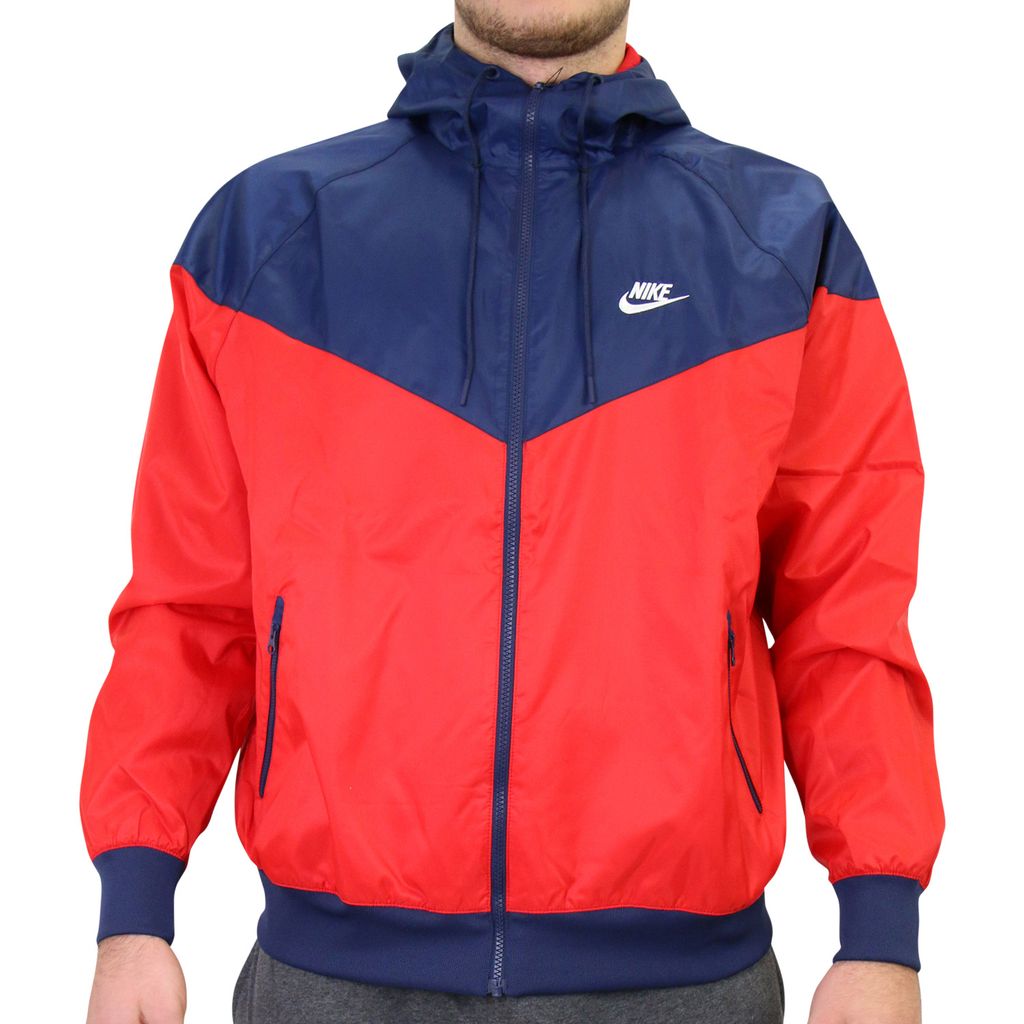 Nike NSW Windrunner Jacke Herren Rot (DA0001 657) Größe: S