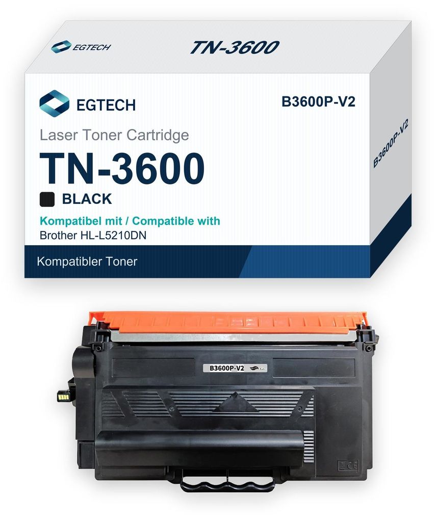 Toner kompatibel mit Brother TN-3600 HL-L5210DN HL-L5210DW Produktbild 
