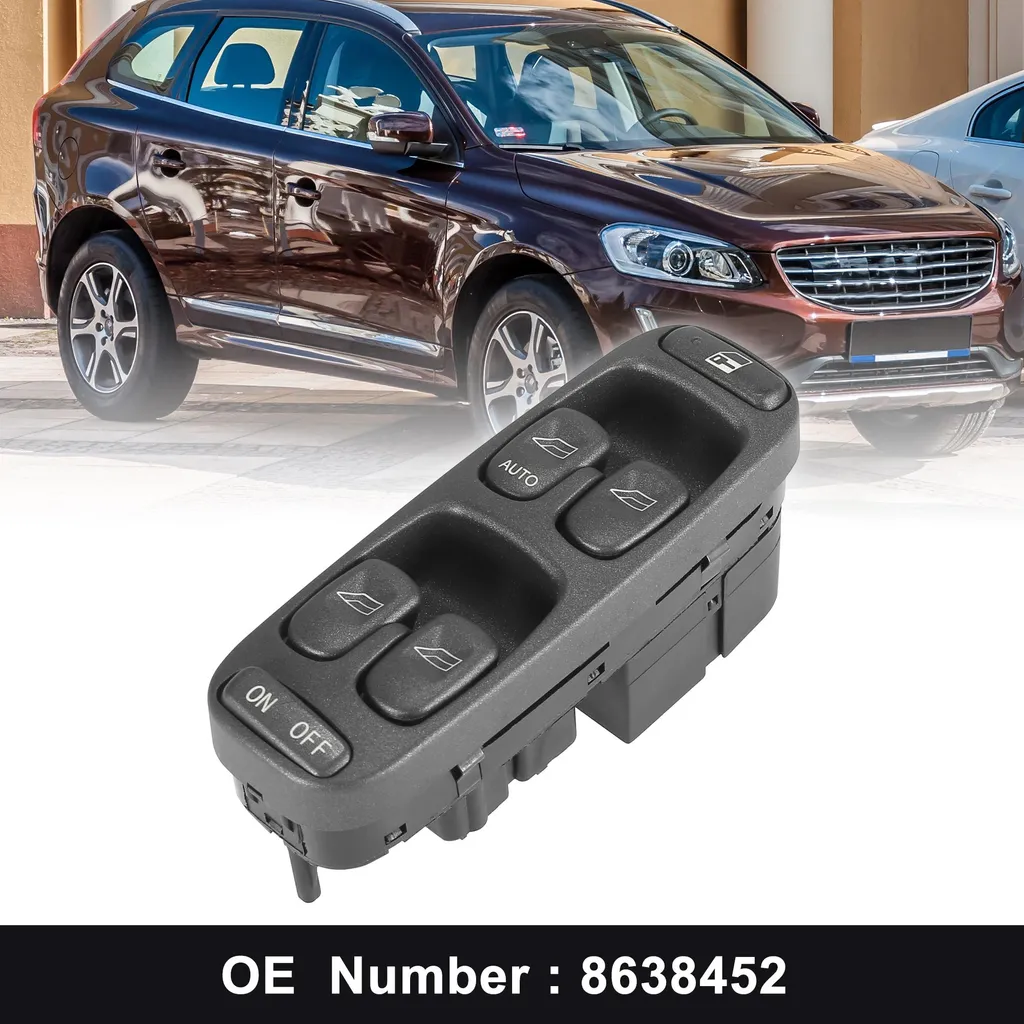 Commande Vitre Électrique Volvo V70 1998-2000 Remplace Panneau 8638452