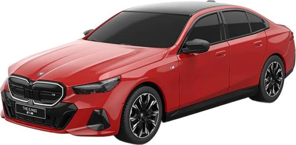 Voiture R/C robuste BMW i5 1:24 rouge Rastar : jouet fiable et durable
