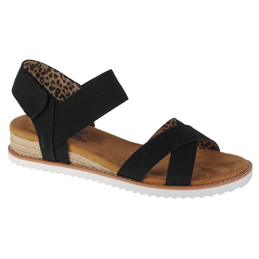 Skechers Damen Sandalette Dessert Kiss Secret Picnic Schwarz