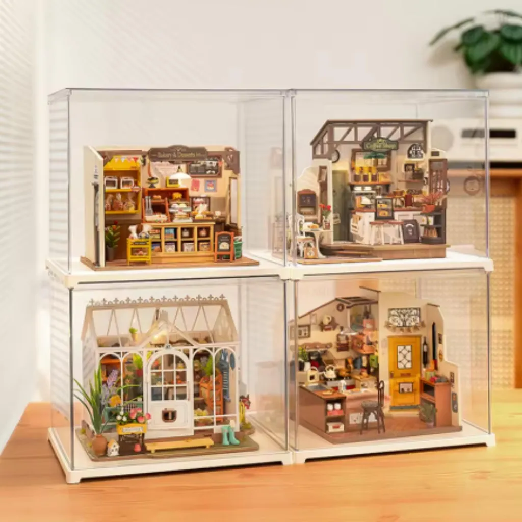 Fini la poussière : boîte d'affichage 28cm pour protéger vos miniatures
