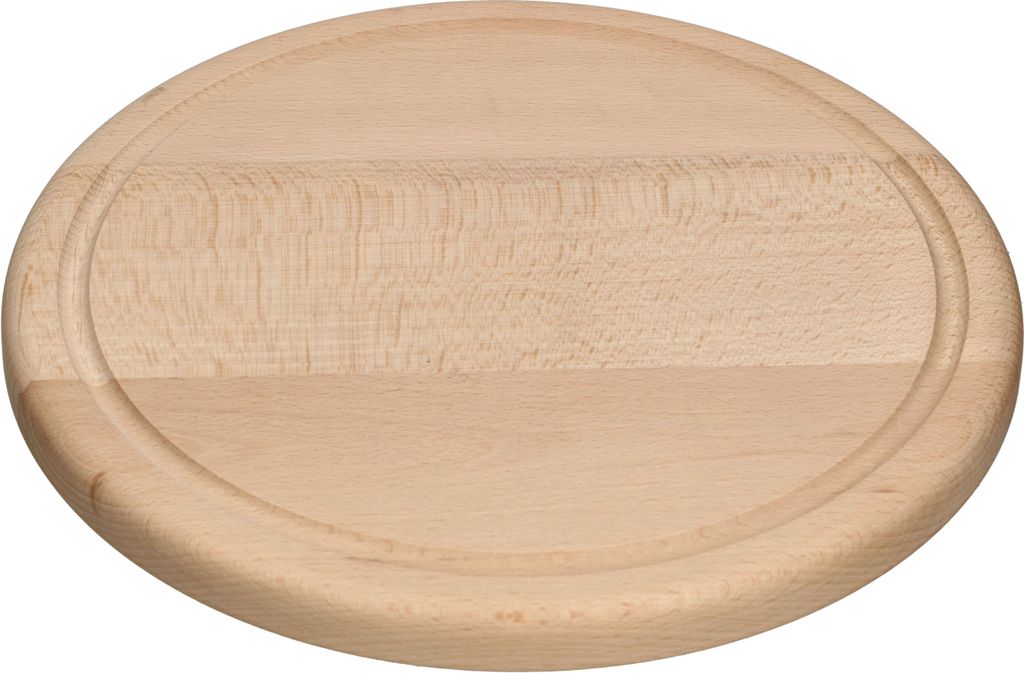 KOTARBAU® Rundes Schneidebrett ⌀ 25 cm Holzbrett zum Produktbild 