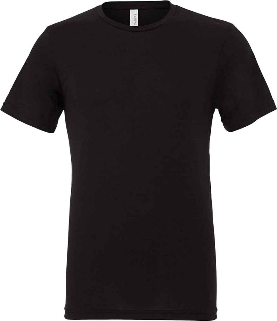 Bella + Canvas Erwachsene Uni Tri-Blend T-Shirt PC3870 (M) (Schwarz)