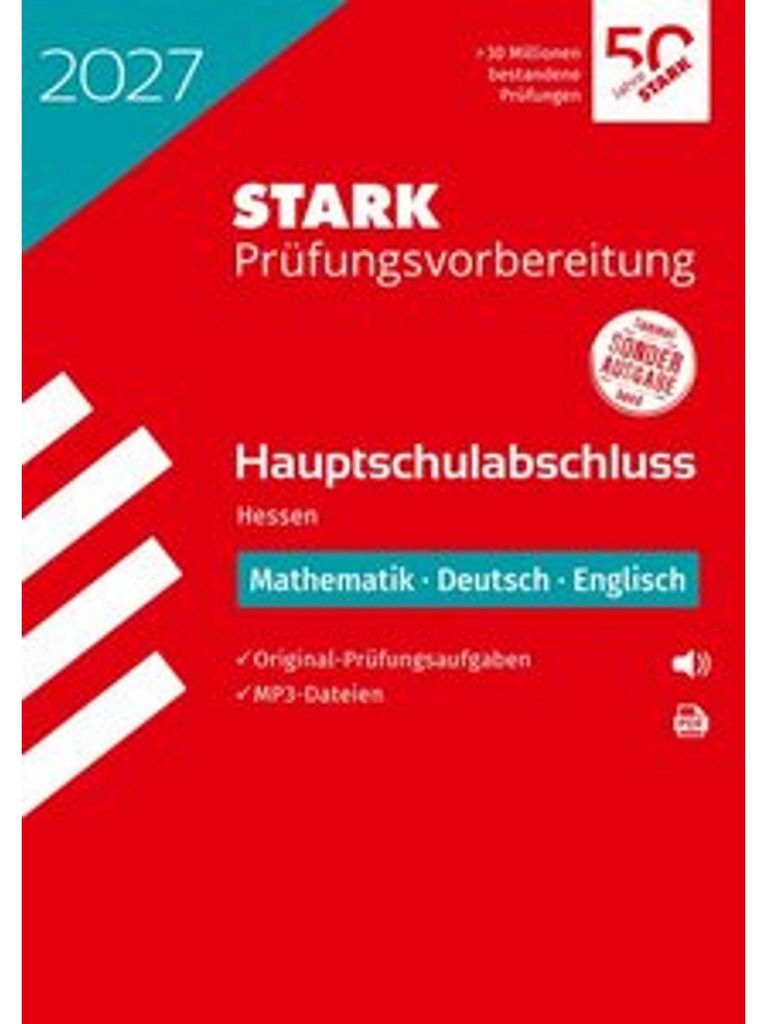 STARK Mathematik, Deutsch, Englisch - Hauptschulabschluss Immagine del prodotto 